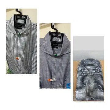 [ 미사용 1 & 새상품급 2 ] ONLY 와이셔츠 3장 세트