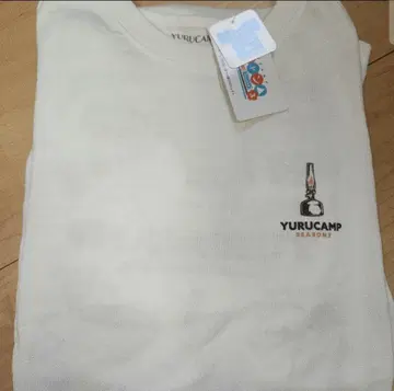 유루캠 SEASON3 아베일 콜라보 T셔츠 가카미가하라 나데시코 M사이즈