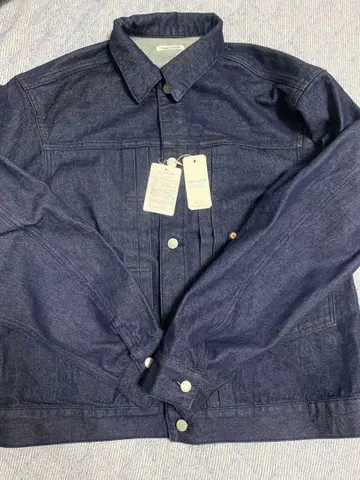 FORK & SPOON 다크 블루 데님 자켓 팬츠 세트