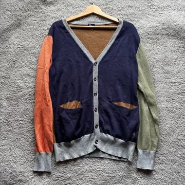 [ USED ] go slow caravan 클레이지 컬러 가디건 3