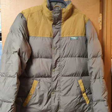 L.L.Bean 다운 자켓 브라운 XL 후드 없는 타입