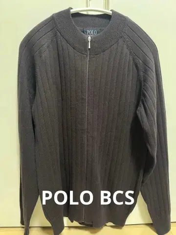 POLO 다크 브라운 니트 스웨터 M