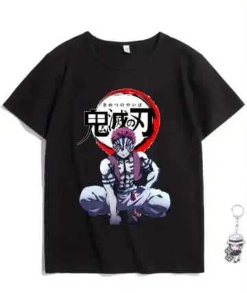 귀멸의 칼날 T셔츠 블랙 컬러