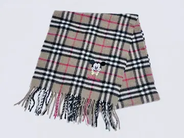 올드 미키 캐시미어 혼방/메리노울 머플러