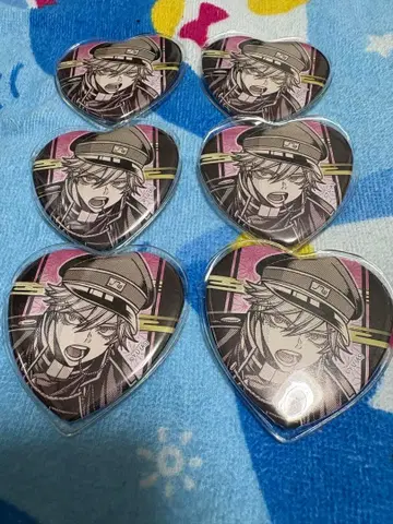 도원암귀 하트형 캔뱃지 토도로키 하야테