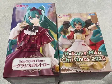 하츠네 미쿠 Christmas 2025 & 클래시컬 레트로 피규어 세트