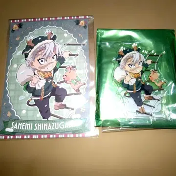 귀멸의 칼날 크리스마스 아크릴 스탠드 엽서 시나즈가와 사네미