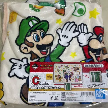 슈퍼 마리오 담요 약 90cm