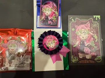 귀멸의 칼날 할로윈 크리스마스 미츠리 코사지 카드 포스카 아크릴 스탠드