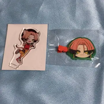 에이트리 여름 야키 치야 마네키네코 아크릴 스탠드 앞머리 클립