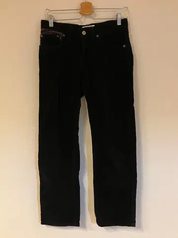 GDC 팬츠 코듀로이 블랙 S 사이즈