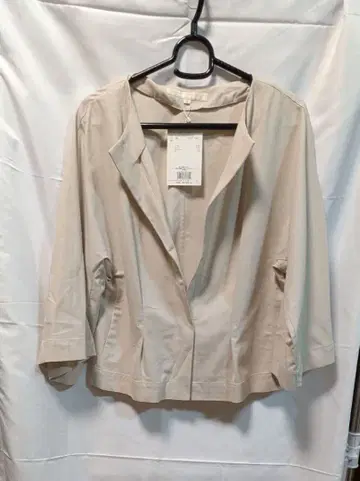 노카라 7부 소매 자켓