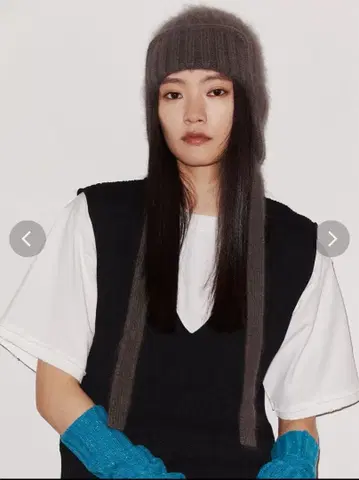 [ VEQUM ] MOHAIR KNIT CAP