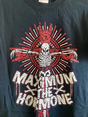 맥시멈 더 호르몬 T셔츠 S사이즈