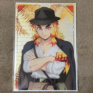 귀멸의 칼날 텐보 파크 가라폰 A상 메탈릭 보드 렌고쿠 쿄쥬로