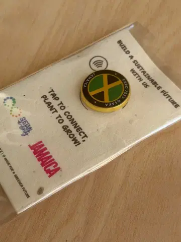 만박 자메이카 핀 배지