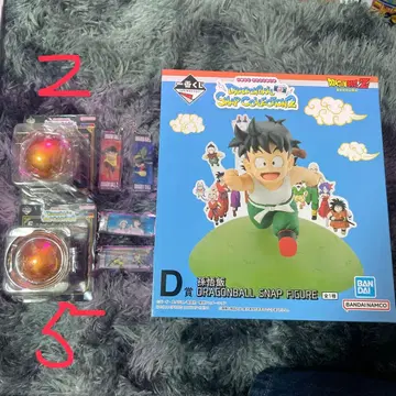 제일복권 드래곤볼 스냅 컬렉션 D상 손오반 F상 니육성구 덤 포함