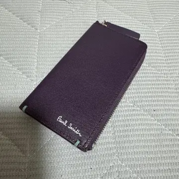 폴스미스 멀티 케이스 보라색 l자 지퍼