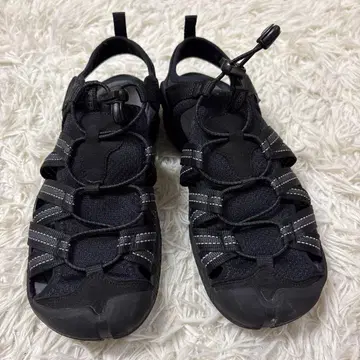 [ KEEN ] 킨 드리프트 크릭 H2 블랙 스트랩 샌들