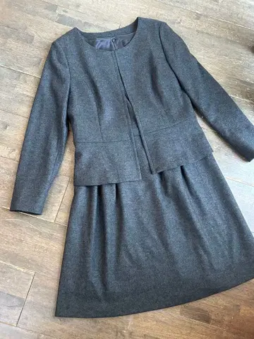 untitled 언타이틀 그레이 셋업 수트