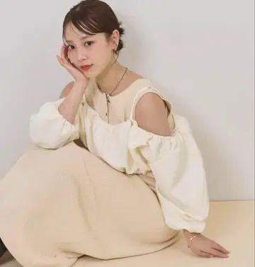 [ @sktnnm 기획 ] 휘핑 블라우스 세트 원피스