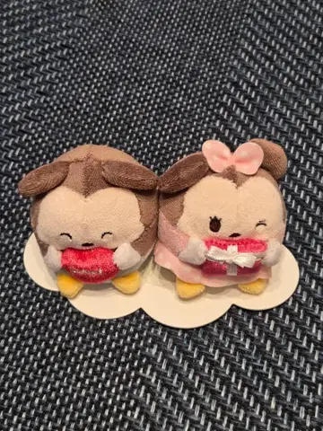 디즈니 우후피 미키&미니 하트 쿠션