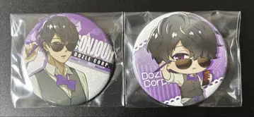 도즈루사 GIGO 카페 캔뱃지 본쥬르 2종