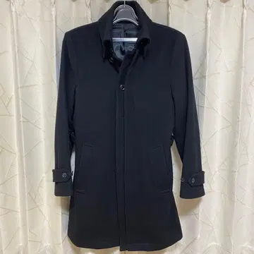 [ 레어템 ] Le orme 스텐카라 코트 멜톤 울 블랙 S 사이즈