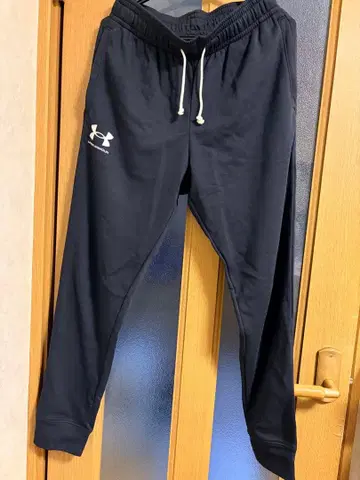 언더아머 블랙 조거 팬츠