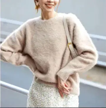 [ SLOBE IENA ] 폭스 캐시미어 풀오버 새상품급