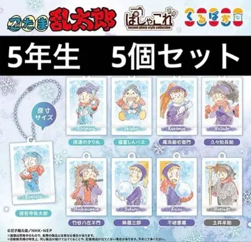 닌타마 파샤코레 미니 아크릴 키링 Vol.1 5학년 5종 세트