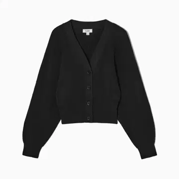 COS Relaxed Fit Cropped Cardigan