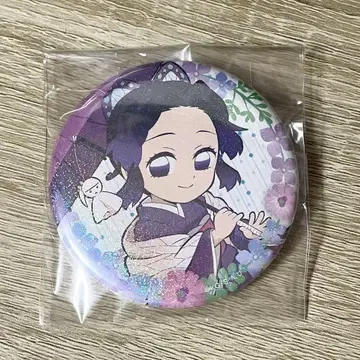 귀멸의 칼날 장마 캔뱃지 홀로그램 반짝임 코쵸우 시노부