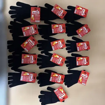 입는 호카론 흡습 발열 핏 스마트폰 대응 장갑 16세트