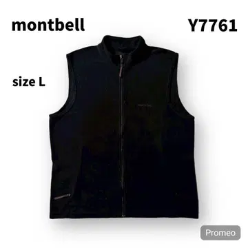 [ 즉시 구매 OK ] mont-bell 플리스 베스트 사이즈 L 블랙