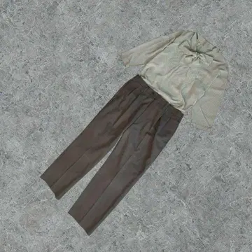 가을/겨울 오피스 캐주얼 셋업 리본 블라우스 2세트 코디