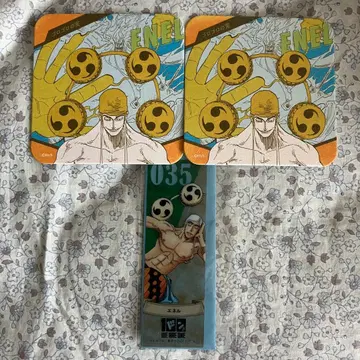 원피스 아트 코스터 아토코 책갈피 에넬 3종 세트