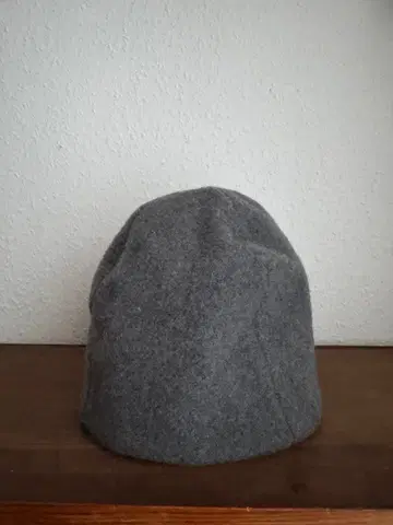 마이트 울 그레이 접는 모자