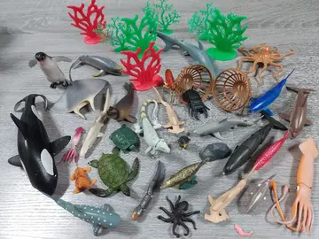 생물 피규어 묶음 판매 가챠