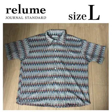 JOURNAL STANDARD relume 비치 메쉬 레이스 셔츠