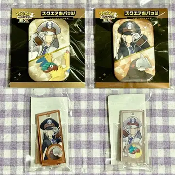 포켓몬 마스터즈 스퀘어 캔뱃지 아크릴 스탠드 노보리 쿠다리