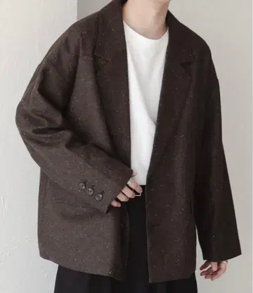 epnok 컬러 네프 테일러드 자켓 브라운