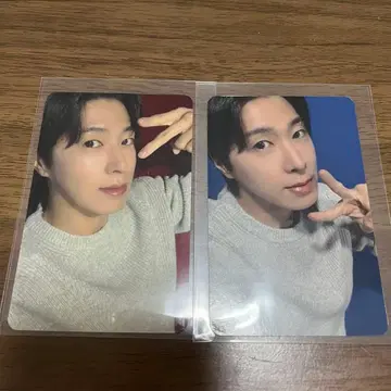 유노윤호 정규 1집 I KNOW 한정판 트레이딩 카드 2장 세트