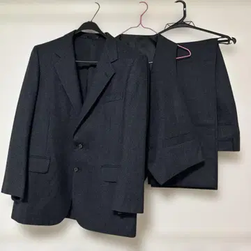 다크 그레이 비즈니스 정장 베스트와 팬츠 세트