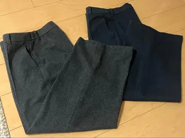 브러쉬드 저지 와이드 팬츠 M 2종 세트