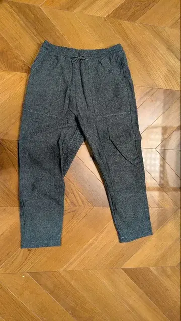 WEAC. 헤링본 이지 팬츠 M 그레이