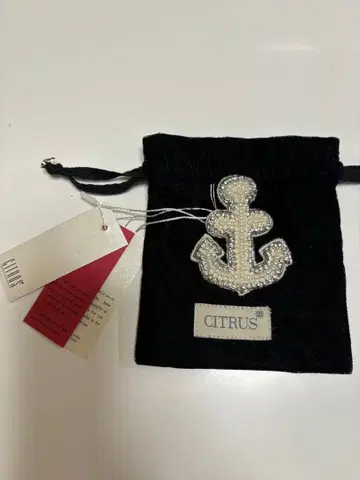 CITRUS 앵커 비즈 브로치