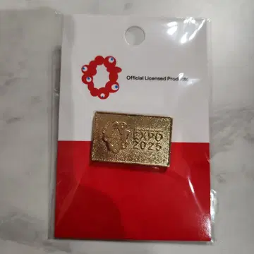 EXPO2025 핀 배지 로고 마크 요코 조립 골드