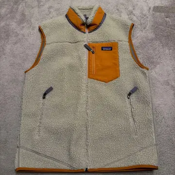 patagonia 플리스 베스트 옐로우 컬러