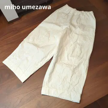 miho umezawa 코튼 코쿤 와이드 팬츠 Short